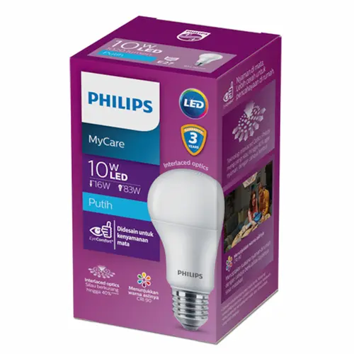 Philips LED 10W e27 6500K